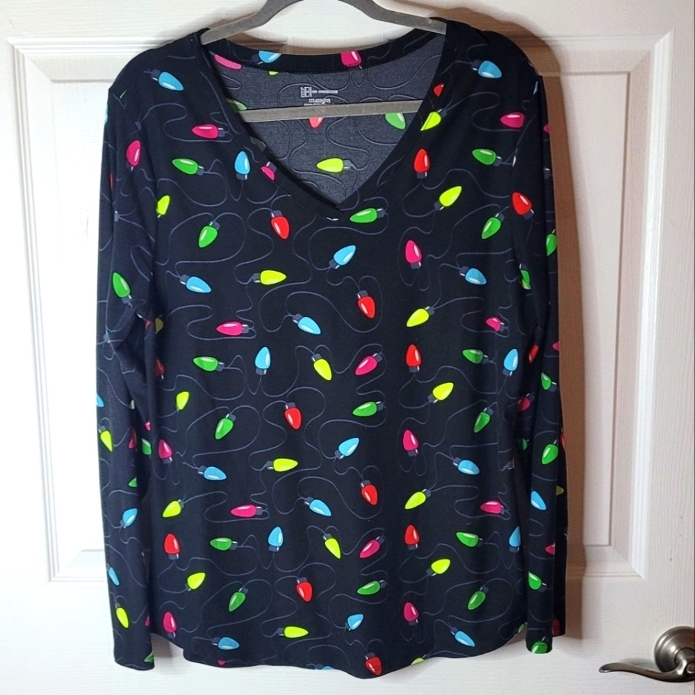 Christmas Lights Women's Long Sleeve XXL